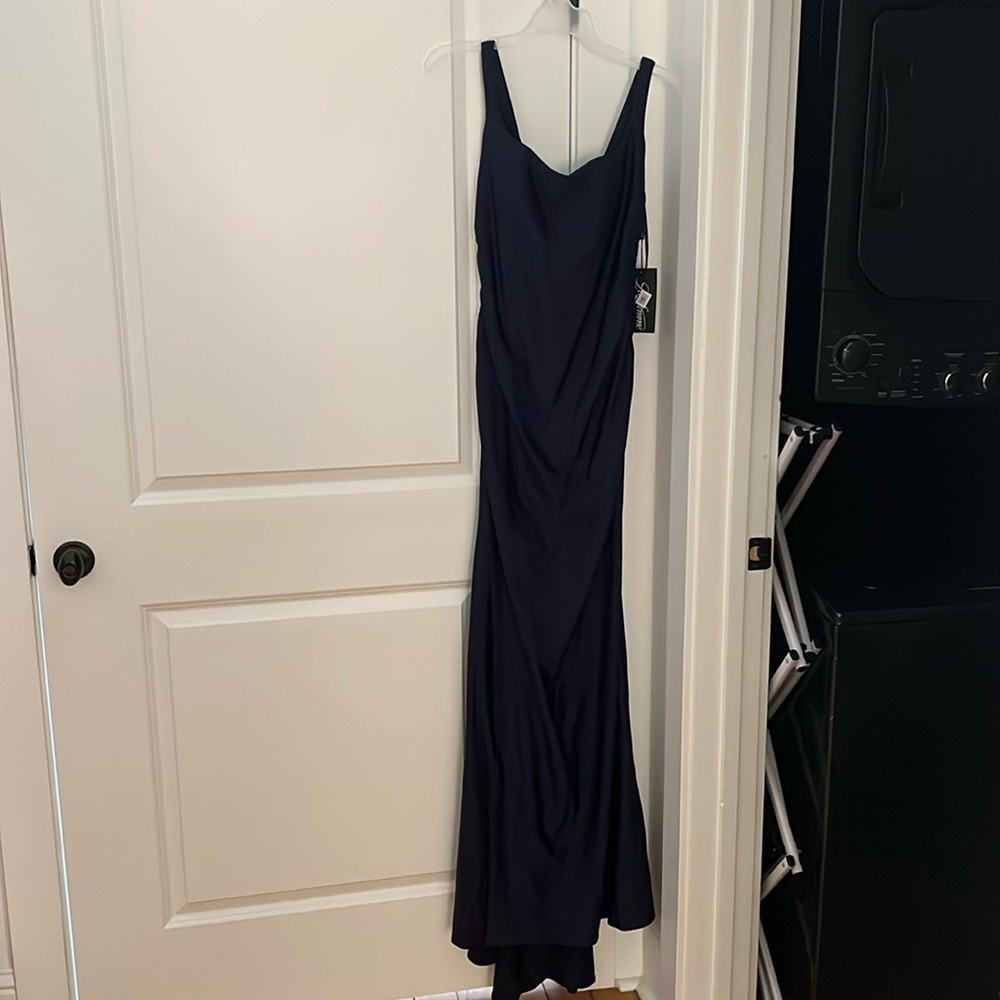 Navy formal dress. New with tags.